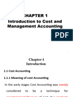 Chapter 1 Cost I