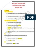 L5 - Designing The Solution-Handout