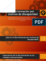 Discriminacion Por Discapacidad y Sistema de Protección