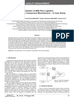 Optimisation of MILKRUN Logistics For An Automotive Component Manufacturer A Case Study - 2019