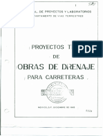 Proyectos Tipo de Obras de Drenaje