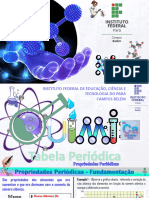 Aula 2.2 - Tabela Periódica - Propriedades Periódicas