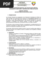 Proyecto Seminario Municipal de Capacitacin Arbitral Futbol de Salon