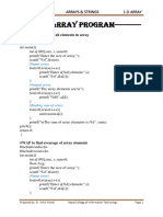 1 D Array Programs