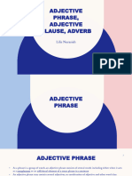 Materi Bahasa Inggris Adjective Phrase