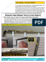 TIP SHEETS - Fiber-Cement Siding - Common Defects