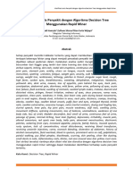 Klasifikasi Jenis Penyakit Dengan Algoritma Decision Tree