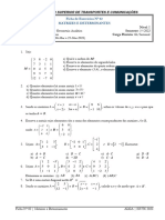 Ficha Exercícios Nº02 Matrizes e Determinantes ALGA 2023