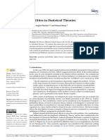 Generalized Probabilities in Statistical