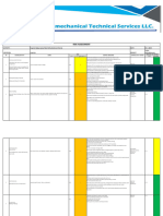 Risk Assessment - FUJAIRAH LABOUR CAMP