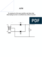 Full Wave Rectifier Project