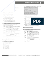 Grammar-Vocabulary Unit 1