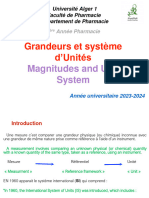 Cour 1 - Unités Et Grandeurs Octobre 2023 - 231021 - 212707