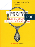 Christopher Lasch - La Culture Du Narcissisme-Flammarion (2018)