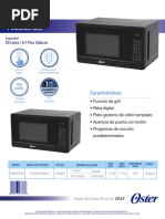 Ficha Tecnica Microondas Oster Pogkew2702g