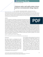 Bridging The Gap Between Omics and Earth System Science To Better Understand How Environmental Change Impacts Marine Microbes