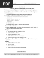 Chapter-6-Random Variables & Probability Distributions