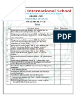 CS XII Practical 23