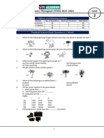 NTI OLYMPIAD Science Class 2 