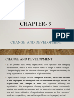 Chapter 9 Change and Develoment