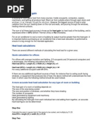 Heat Load or Heat Gain