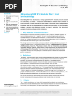 BNEF PV Module Tier 1 List Methodology