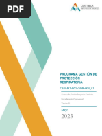 CEN-PO-GSS-SGR-004 - v1 PROGRAMA DE PROTECCION RESPIRATORIA