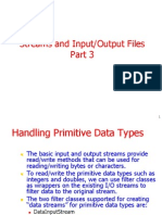 Streams and Input/Output Files