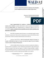 Aprovação Plano de Recuperação - Grupo Rossi