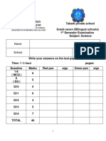 Grade 7 Final Exams 2024