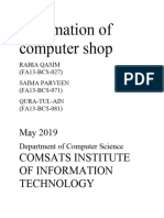 Automation of Computer Shop