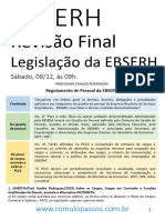 Revisão Final EBSERH - Legislação Da EBSERH - Parte 1