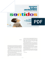 Livro Sentidos Nuno Lobo Antunes