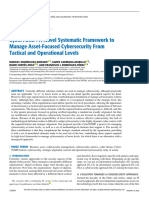 CyberTOMP A Novel Systematic Framework To Manage Asset-Focused Cybersecurity From Tactical and Operati