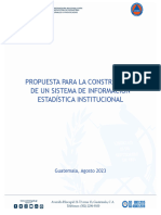 Propuesta Sistema de Información Estadistica