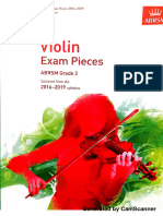 Violin Grade 2 (2016-2019)