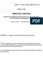 Merchant Shipping LOLER Regulations