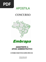 Apostila Completa Embrapa/ Codevasf