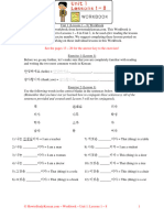 How To Study Korean - Unit 1 To 5 Workbook