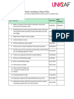 Final Consultancy Project Plan Mohamed Boriek Shehata