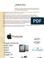 Apple Inc.: Apple Inc. Previously Apple Computer, Inc. Is An American Multinational Corporation That Designs and Markets