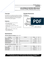 LB1837M - Low-Voltage - Low-Saturation Bidirectional Const-Volt Regulated Motor Driver