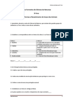 Ficha Formativa de Ciências Da Natureza 5ano Out.