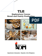 Grade 8 TLE Exploratory Bread and Pastry Production - Doc 3 1