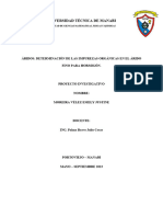 Informe Aridos. Determinacion de Impurezas