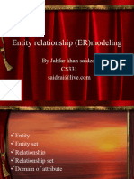 Entity Relationship (ER) Modeling