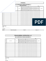 Maintenance Record of VME Form 5A & 5B