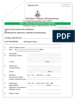 Application Form