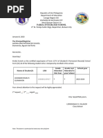 Request Form For 137