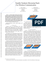 Multi-Mode Tunable Terahertz Microstrip Patch Antenna For Wireless Communication